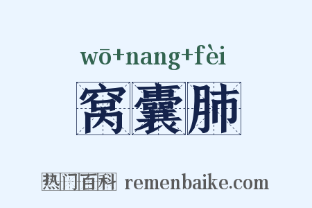 窝囊肺是什么意思的图片